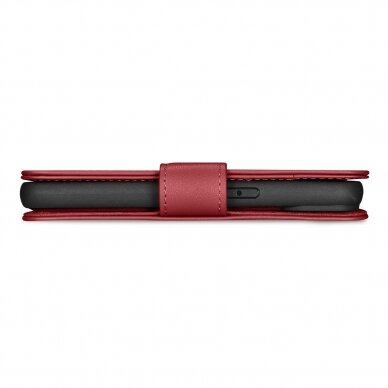 Dėklas iCarer Wallet Case 2in1 iPhone 14 Pro Raudonas (WMI14220726-RD) 3