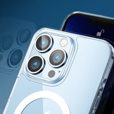 Iphone 13 Pro Max Dėklas Joyroom Mingkai Durable MagSafe  (6.7) Skaidrus (JR-BP962) 6