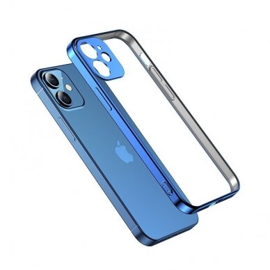 Dėklas Joyroom New Beauty Series iPhone 12 Pro mėlynas kraštas (JR-BP743) 1