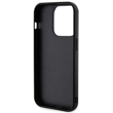 Dėklas Karl Lagerfeld 3D Rubber Glitter Logo case for iPhone 15 Pro - Juodas 6