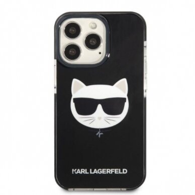 Iphone 13 Dėklas Karl Lagerfeld KLHCP13XTPECK  Juodas 2