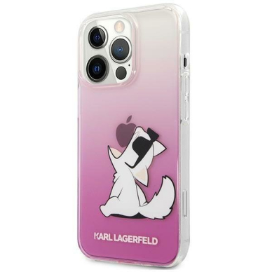 Dėklas Karl Lagerfeld KLHCP14XCFNRCPI iPhone 14 Pro Max Rožinis 1