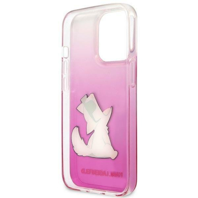 Dėklas Karl Lagerfeld KLHCP14XCFNRCPI iPhone 14 Pro Max Rožinis 6