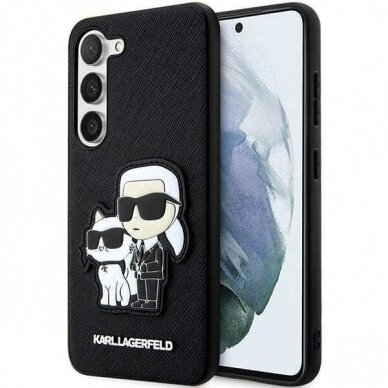 Dėklas Karl Lagerfeld KLHCS23MSANKCPK Samsung Galaxy S23 Plus Juodas