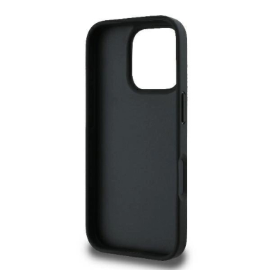 Dėklas Karl Lagerfeld Monogram Karl  Choupette Head Pin  iPhone 16 Pro Max - Juodas\ 6