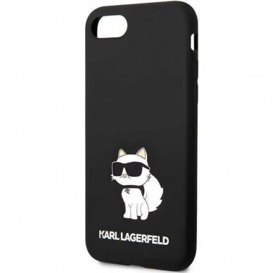 Dėklas Karl Lagerfeld Silicone Choupette KLHCI8SNCHBCK iPhone 7/8/ SE 2020/2022 Juodas 2