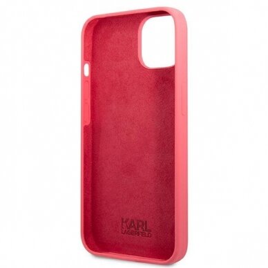 Iphone 13 Dėklas Karl Lagerfeld Silicone Plaque KLHCP13MSLMP1PI   6