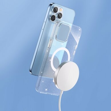 Iphone 13 Pro Dėklas Kingxbar PQY Elegant Series Magnetic Case for  Baltas 1