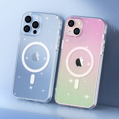 Iphone 13 Pro Dėklas Kingxbar PQY Elegant Series Magnetic Case for  Baltas 11