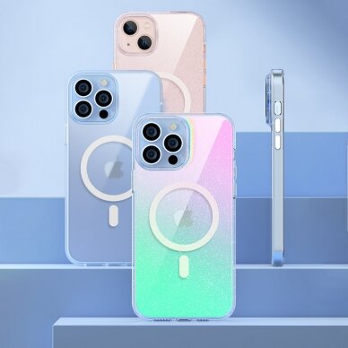Iphone 13 Pro Dėklas Kingxbar PQY Elegant Series Magnetic Case for  Baltas 14
