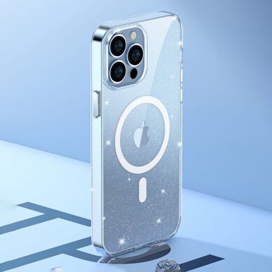 Iphone 13 Pro Dėklas Kingxbar PQY Elegant Series Magnetic Case for  Baltas 9