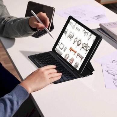 Dėklas klaviatūra Baseus Brilliance Series keyboard iPad 10.2'' (2019/2020/2021) + USB-C cable - Juodas 9