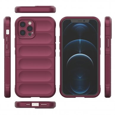 Dėklas Magic Shield Case iPhone 12 Pro Bordo 5