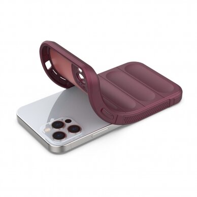 Dėklas Magic Shield Case iPhone 12 Pro Bordo 7