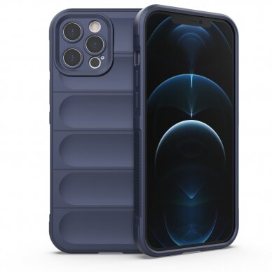 Dėklas Magic Shield Case iPhone 12 Pro Max Tamsiai Mėlynas