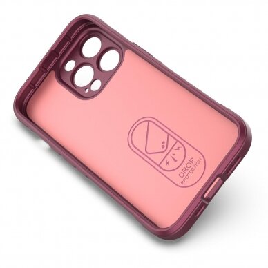 Iphone 13 Pro Max Dėklas Magic Shield Case  Bordo 1