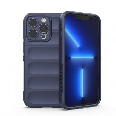 Iphone 13 Pro Max Dėklas Magic Shield Case  Tamsiai Mėlynas