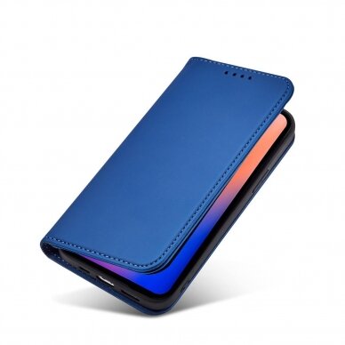 Dėklas Magnet Card Case for iPhone 12 Mėlynas 12
