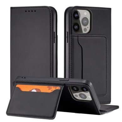 Iphone 13 Dėklas Magnet Card Case for  Juodas 13