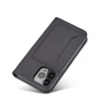 Iphone 13 Dėklas Magnet Card Case for  Juodas 7