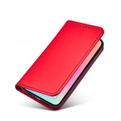 Iphone 14 Dėklas Magnet Card Case for  Raudonas 11