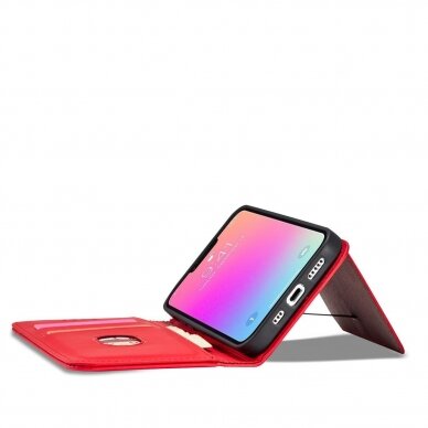 Iphone 14 Dėklas Magnet Card Case for  Raudonas 9