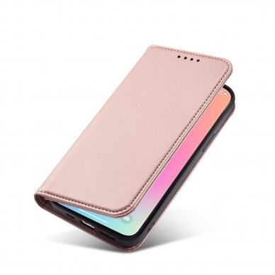 Iphone 14 Dėklas Magnet Card Case for  Rožinis  11