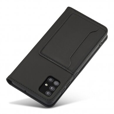 Samsung Galaxt A12 Dėklas Magnet Card Case 5G Juodas 11