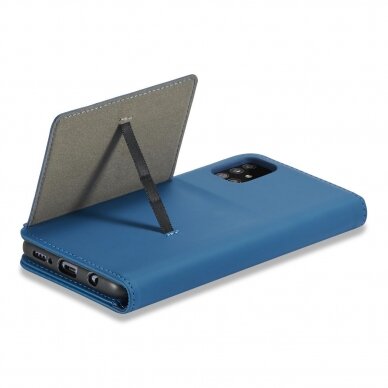 Samsung Galaxt A12 Dėklas Magnet Card Case 5G Mėlynas 17