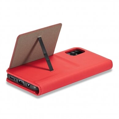 Samsung Galaxt A12 Dėklas Magnet Card Case 5G Raudonas 20