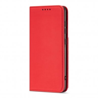 Samsung Galaxt A12 Dėklas Magnet Card Case 5G Raudonas 8