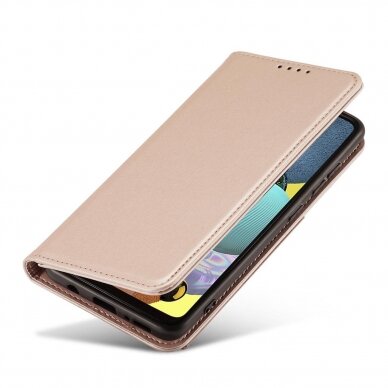 Samsung Galaxy A52 / A52s Dėklas Magnet Card Case 5G Rožinis 11