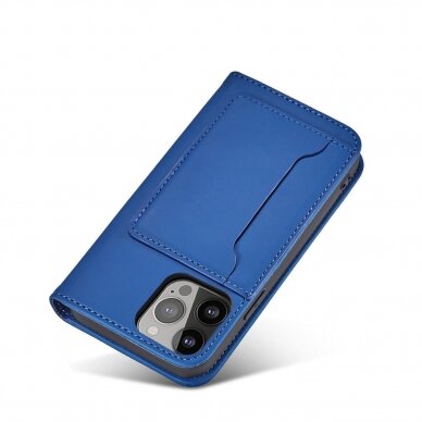 Samsung Galaxy A23 Dėklas Magnet Card 5G Mėlynas 10