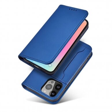 Samsung Galaxy A23 Dėklas Magnet Card 5G Mėlynas 5