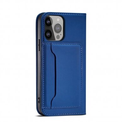 Samsung Galaxy A23 Dėklas Magnet Card 5G Mėlynas 7