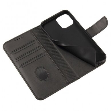 Dėklas Magnet Case elegant Motorola Moto G71 5G Juodas 3