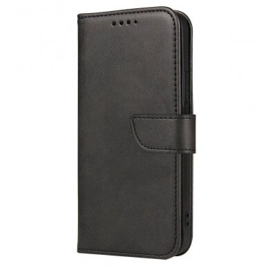 Dėklas Magnet Case elegant Motorola Moto G71 5G Juodas