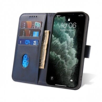 Samsung Galaxy A03s Dėklas Magnet Case elegant (166.5) Mėlynas 1