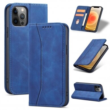 Dėklas Magnet Fancy Case for iPhone 12 Pro Mėlynas 18