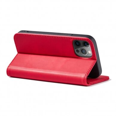Dėklas Magnet Fancy Case for iPhone 12 Pro Raudonas 10