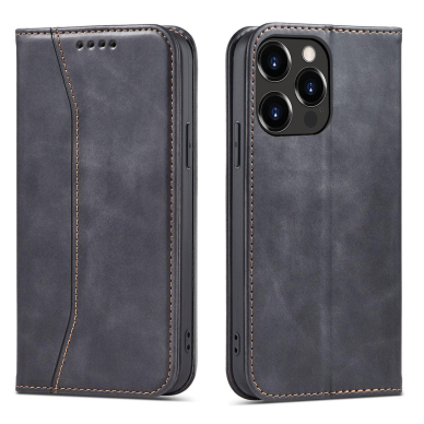 Dėklas Magnet Fancy Case for iPhone 14 Plus Juodas