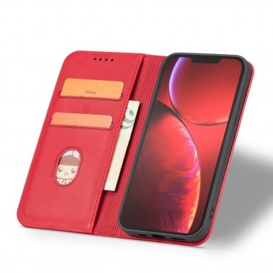 Iphone 14 Dėklas Magnet Fancy Case for  Raudonas 3