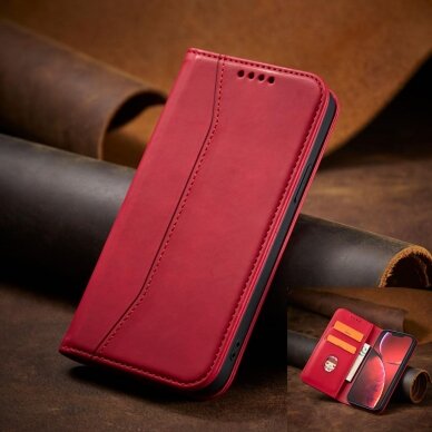 Iphone 14 Dėklas Magnet Fancy Case for  Raudonas 9