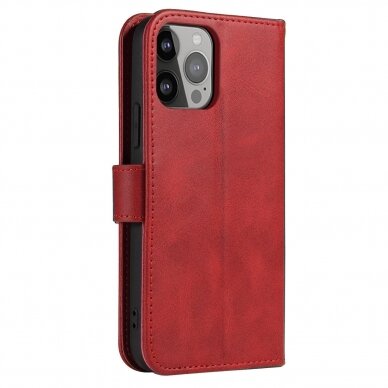 Dėklas Magnet iPhone 15 Plus -Raudonas 3