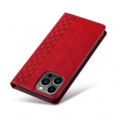 Dėklas Magnet Strap Case for iPhone 12 Pro Raudonas 10