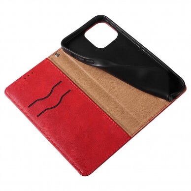 Dėklas Magnet Strap Case for iPhone 12 Pro Raudonas 11