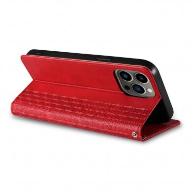 Dėklas Magnet Strap Case for iPhone 12 Pro Raudonas 12
