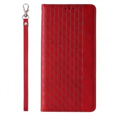 Dėklas Magnet Strap Case for iPhone 12 Pro Raudonas 17
