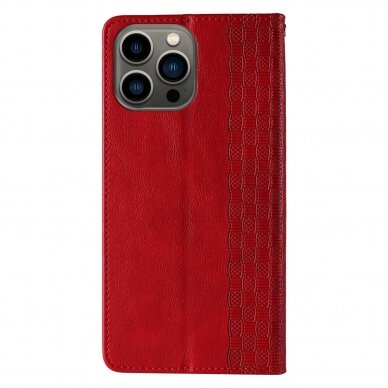 Dėklas Magnet Strap Case for iPhone 12 Pro Raudonas 18