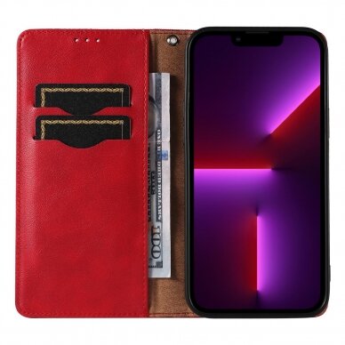 Dėklas Magnet Strap Case for iPhone 12 Pro Raudonas 7